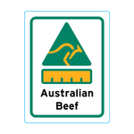 Australian Beef Stickers – 1.9cm x 2.5cm - Country Of Origin Stickers
