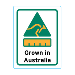 Grown In Australia Stickers – 1.9cm x 2.5cm - Country Of Origin Stickers